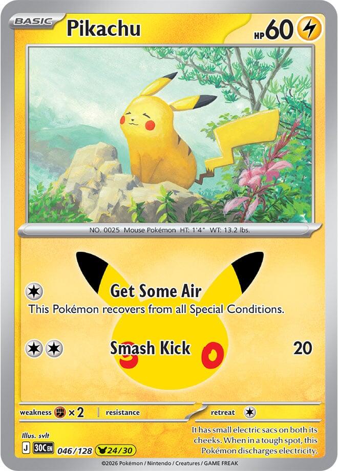 Pikachu - 046/128 [ME: 30th Celebration] 046/128