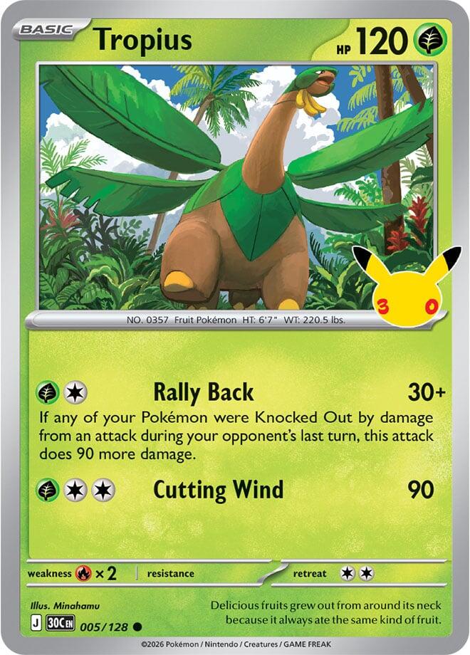Tropius [ME: 30th Celebration] 005/128