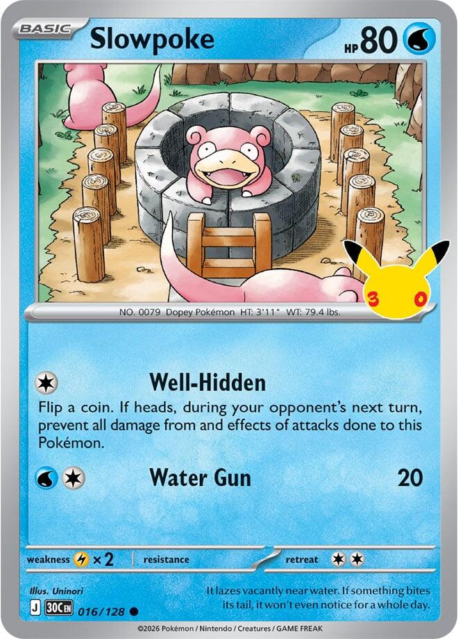 Slowpoke [ME: 30th Celebration] 016/128