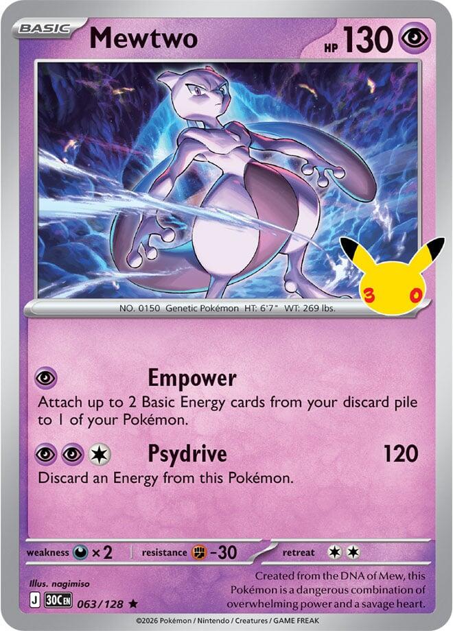 Mewtwo [ME: 30th Celebration] 063/128