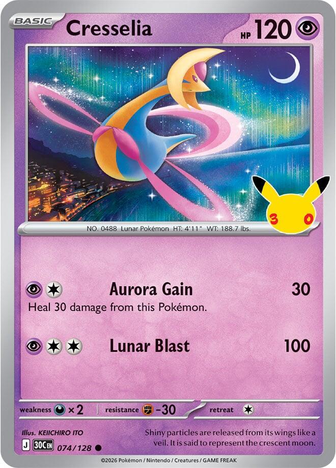 Cresselia [ME: 30th Celebration] 074/128