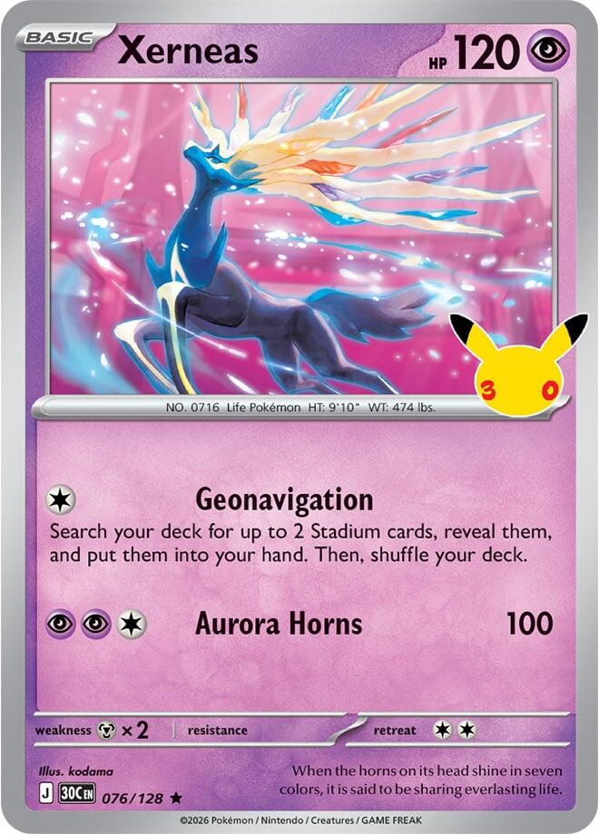 Xerneas [ME: 30th Celebration] 076/128
