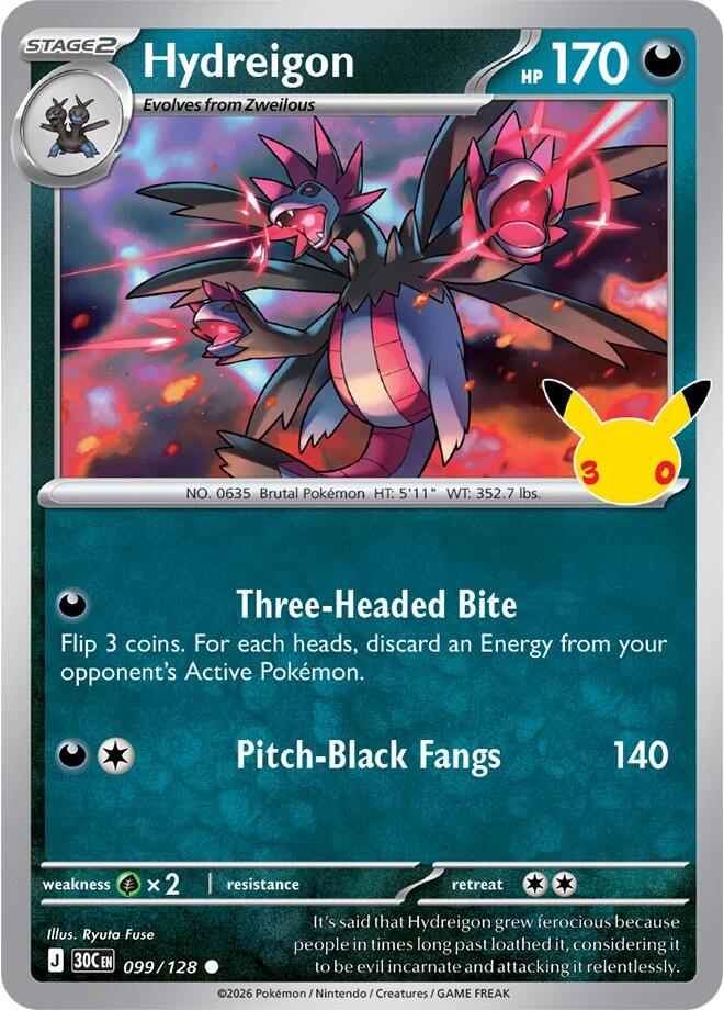 Hydreigon [ME: 30th Celebration] 099/128