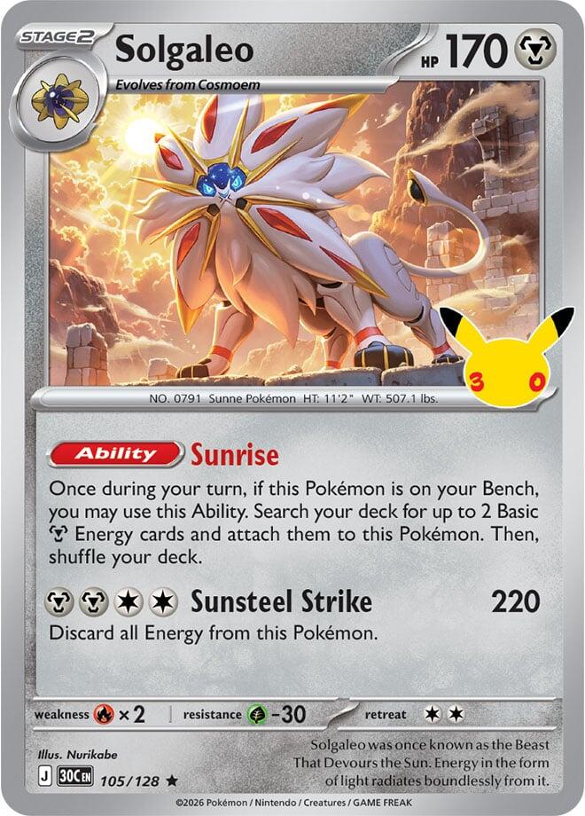 Solgaleo [ME: 30th Celebration] 105/128