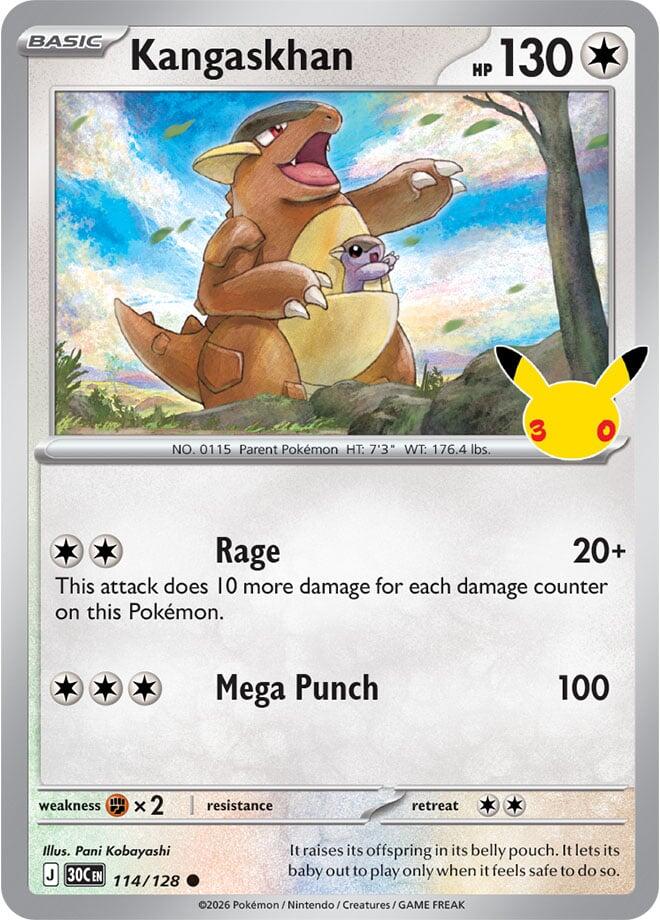 Kangaskhan [ME: 30th Celebration] 114/128