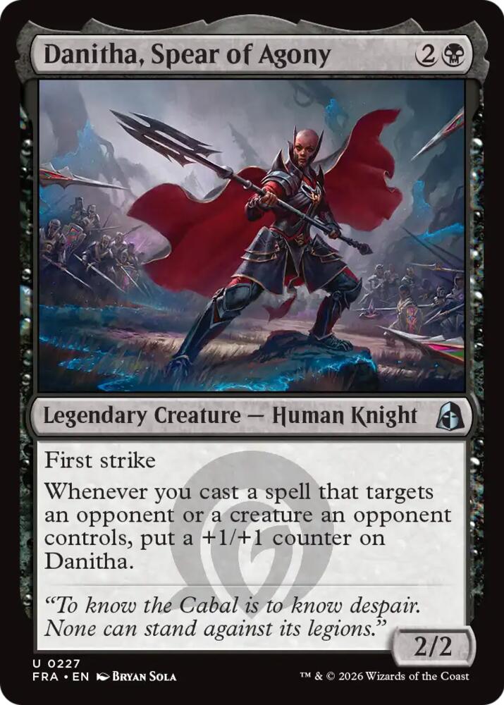 Danitha, Spear of Agony [Reality Fracture] 227