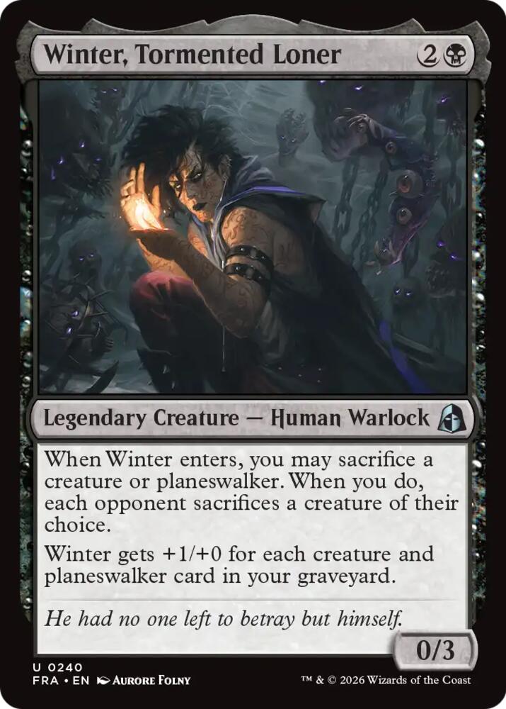 Winter, Tormented Loner [Reality Fracture] 240