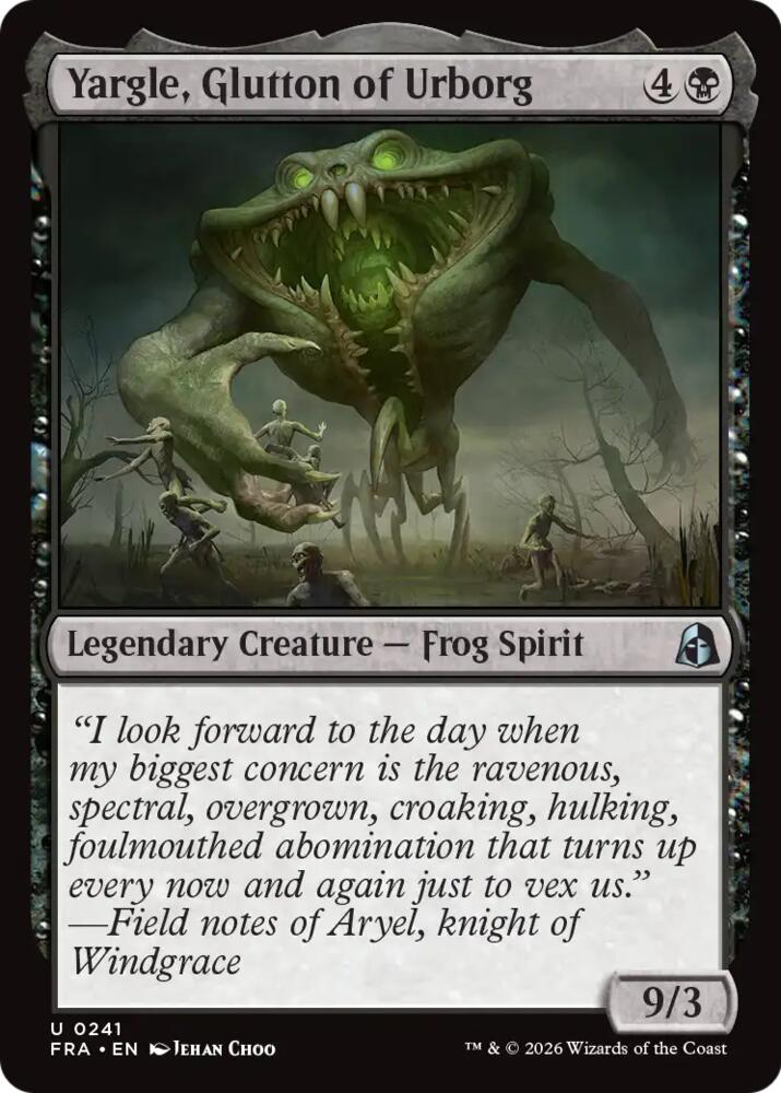 Yargle, Glutton of Urborg [Reality Fracture] 241