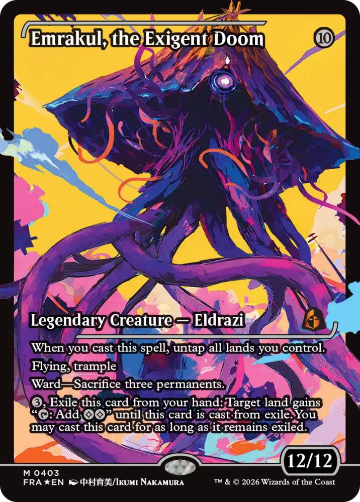 Emrakul, the Exigent Doom (Showcase) [Reality Fracture] 403