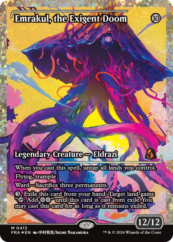 Emrakul, the Exigent Doom (Showcase) (Fracture Foil) [Reality Fracture] 413