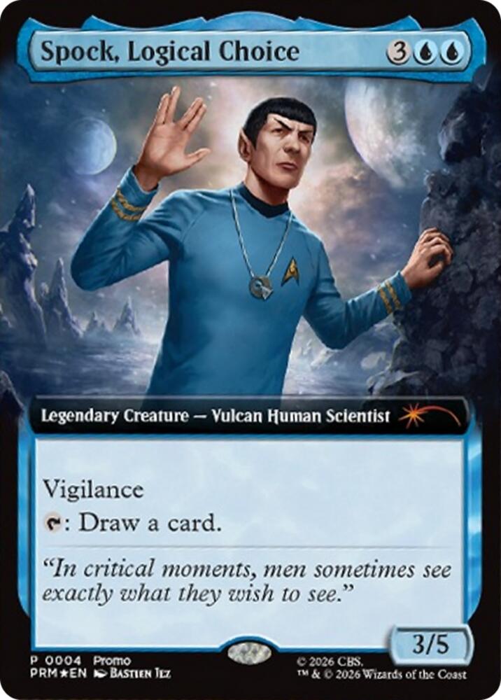 Spock, Logical Choice (Extended Art) [Media Promos] 4