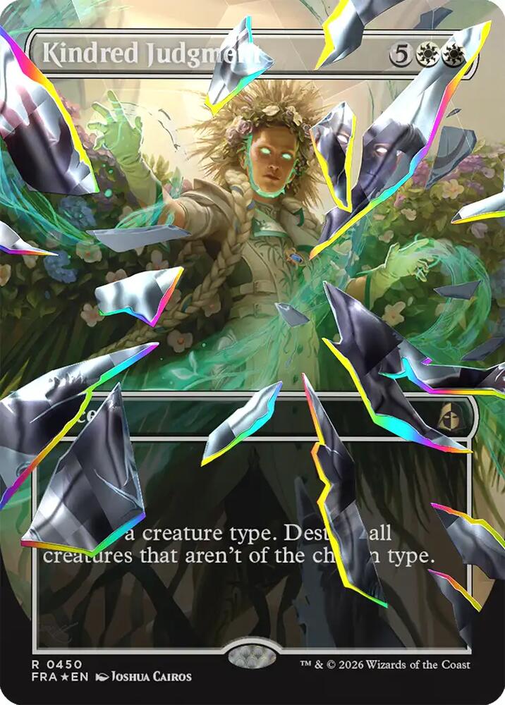Kindred Judgment (Borderless) (Facet Foil) [Reality Fracture] 450