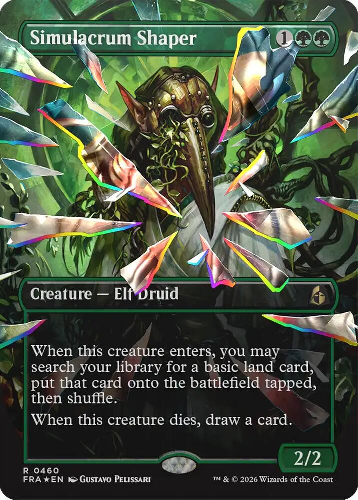 Simulacrum Shaper (Borderless) (Facet Foil) [Reality Fracture] 460