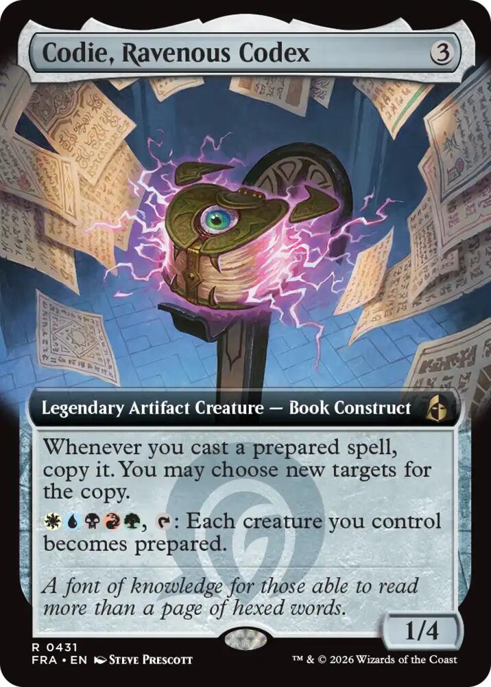 Codie, Ravenous Codex (Extended Art) [Reality Fracture] 431