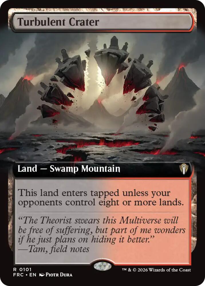 Turbulent Crater (Extended Art) [Commander: Reality Fracture] 101