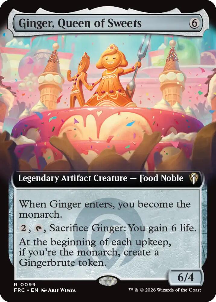 Ginger, Queen of Sweets (Extended Art) [Commander: Reality Fracture] 99