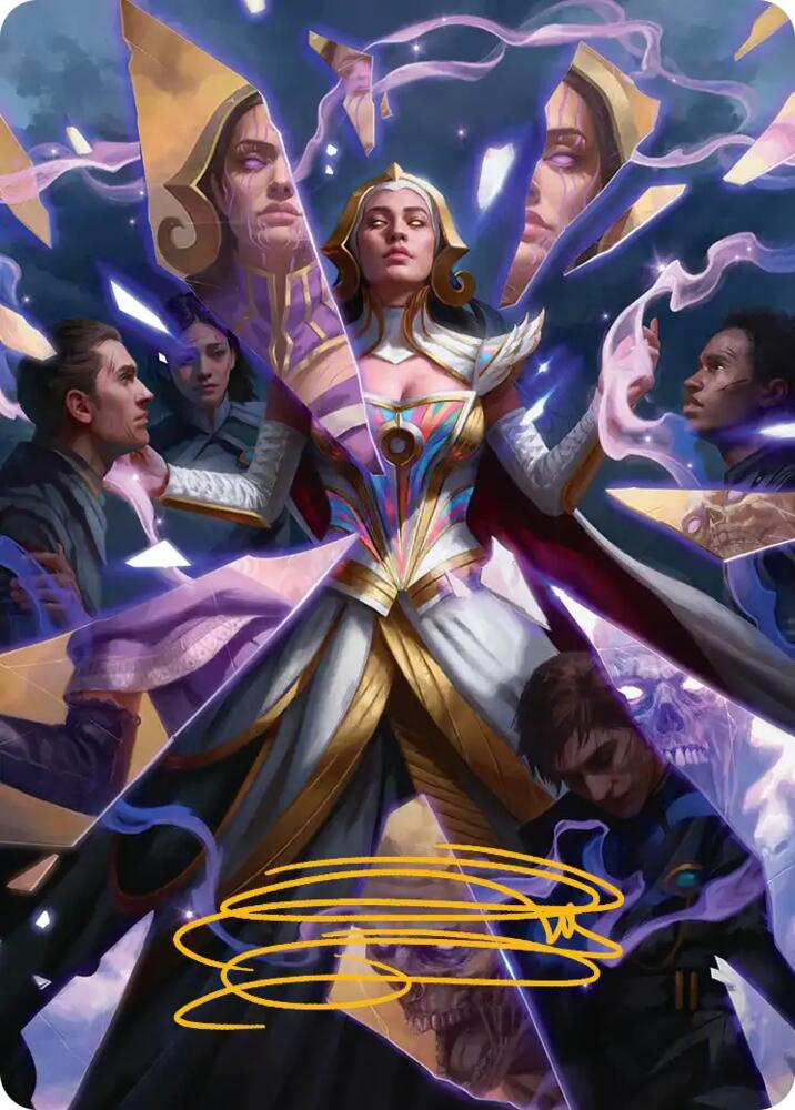 Return to the Light Realms Art Card (5/54) (Gold-Stamped Signature) [Art Series: Reality Fracture] 5