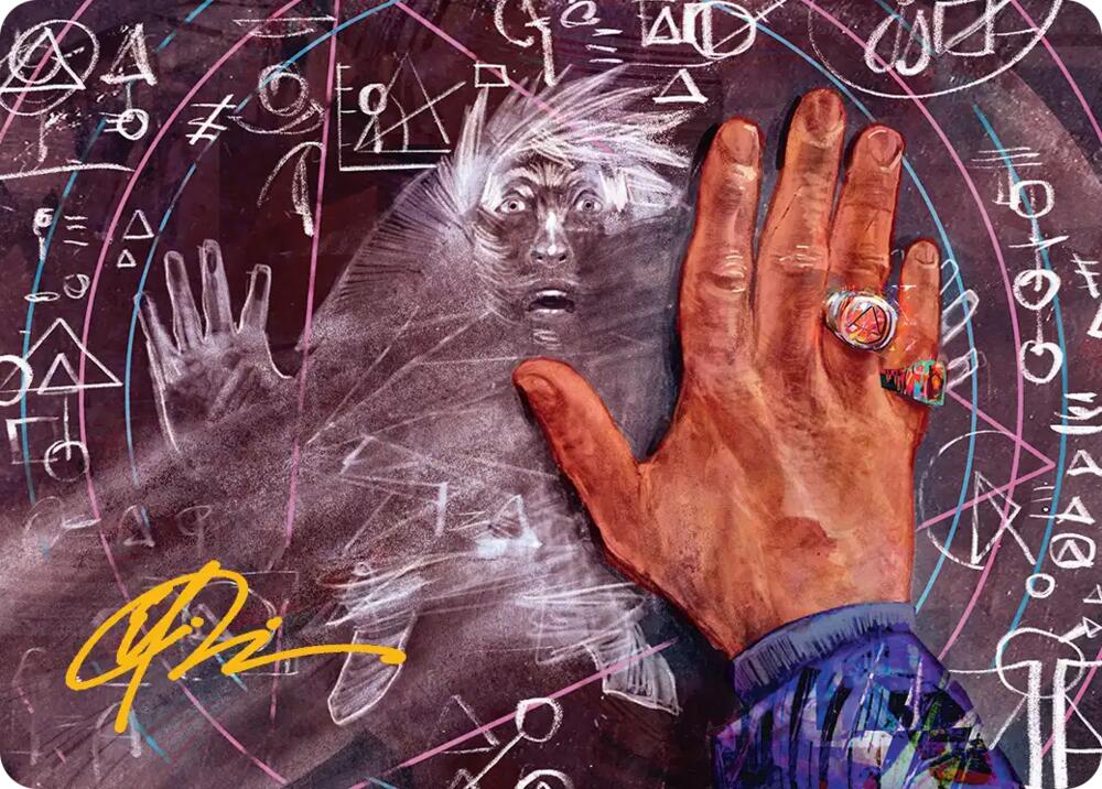 Solve for Disappointment Art Card (Gold-Stamped Signature) [Art Series: Reality Fracture] 14