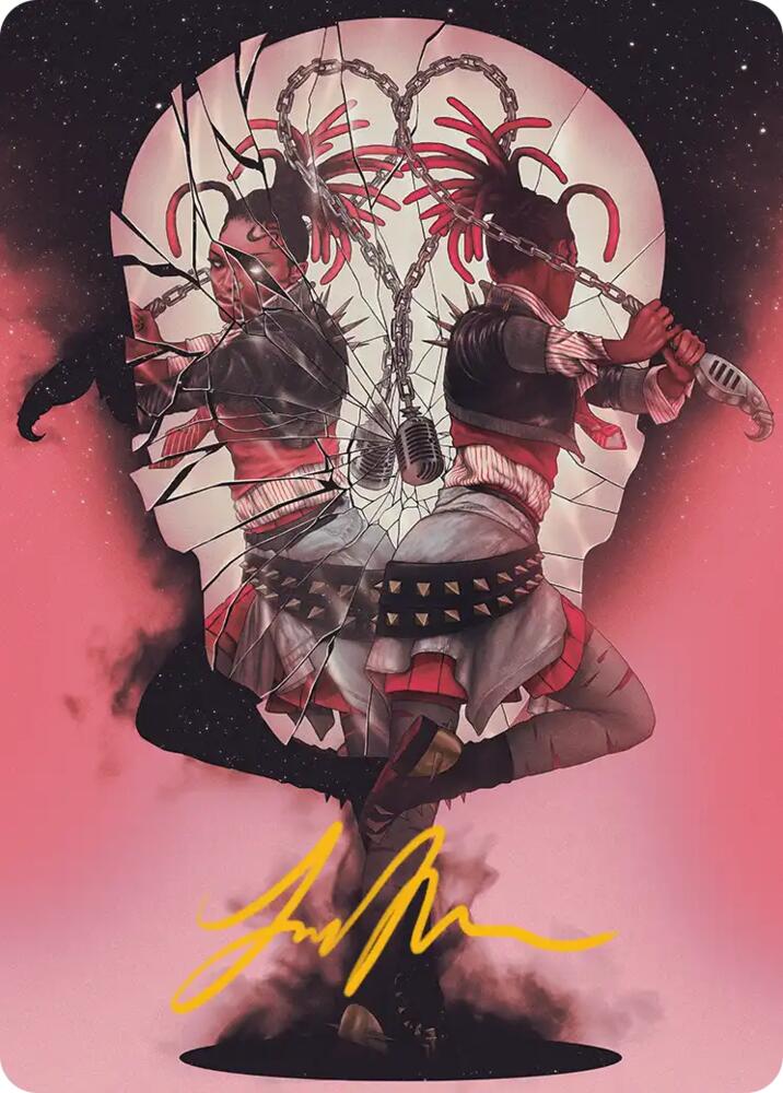 Face Yourself Art Card (Gold-Stamped Signature) [Art Series: Reality Fracture] 50