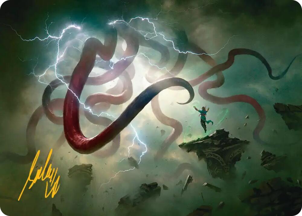 Omnipresence Art Card (Gold-Stamped Signature) [Art Series: Reality Fracture] 21