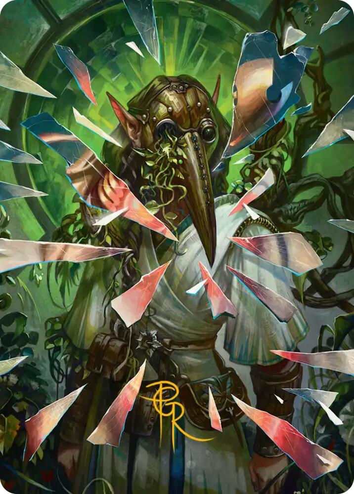 Simulacrum Shaper Art Card (Gold-Stamped Signature) [Art Series: Reality Fracture] 38