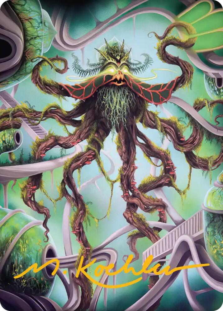 Verdant Kraken Art Card (Gold-Stamped Signature) [Art Series: Reality Fracture] 53