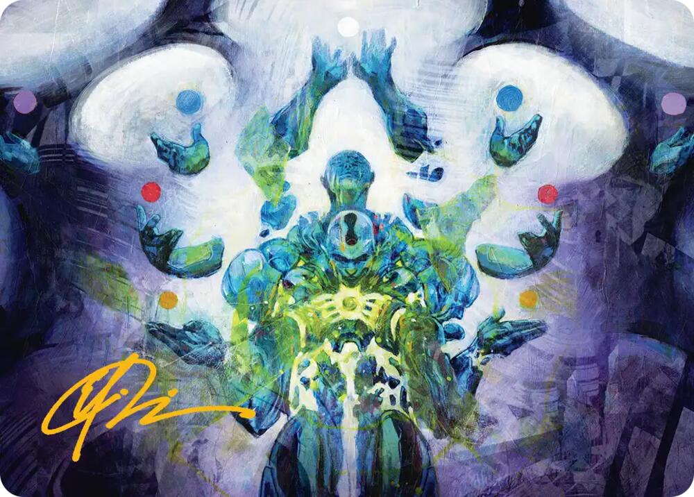 Avatar of Burgeoning Echoes Art Card (Gold-Stamped Signature) [Art Series: Reality Fracture] 24