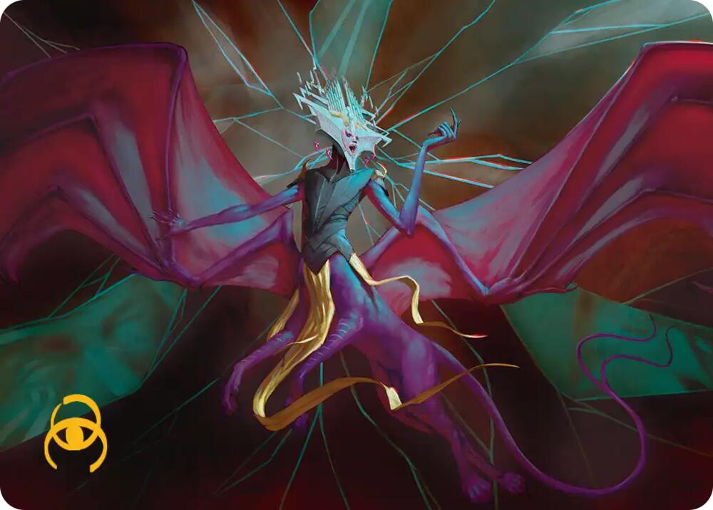 Ingris Stingerquill Art Card (Gold-Stamped Signature) [Art Series: Reality Fracture] 42