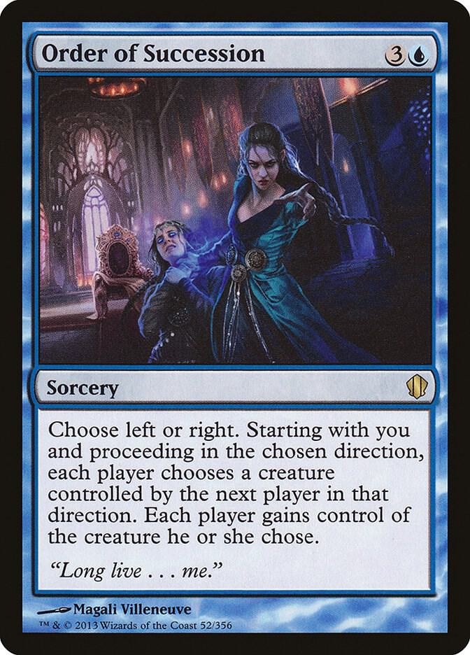 Order of Succession [Commander 2013] 52