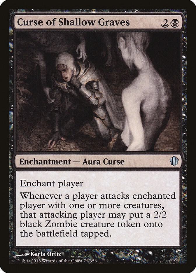 Curse of Shallow Graves [Commander 2013] 71