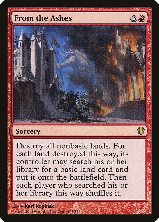 From the Ashes [Commander 2013] 108