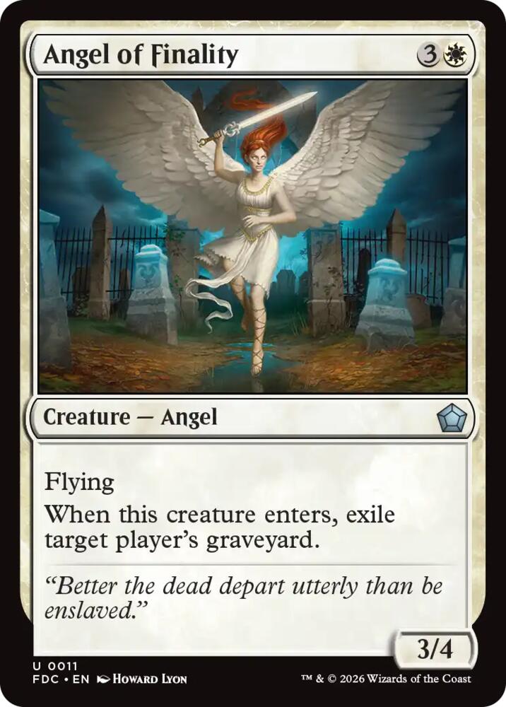 Angel of Finality [Commander: Foundations] 11