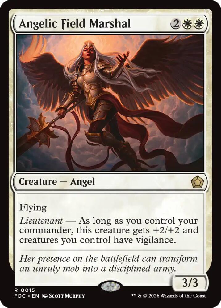 Angelic Field Marshal [Commander: Foundations] 15