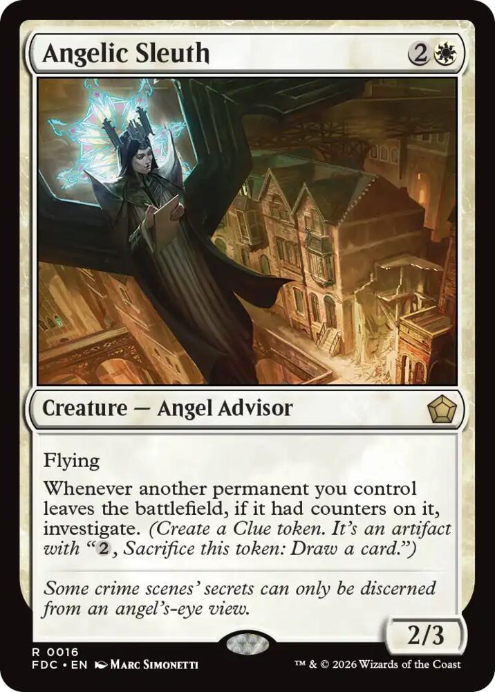 Angelic Sleuth [Commander: Foundations] 16