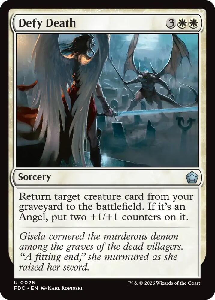 Defy Death [Commander: Foundations] 25