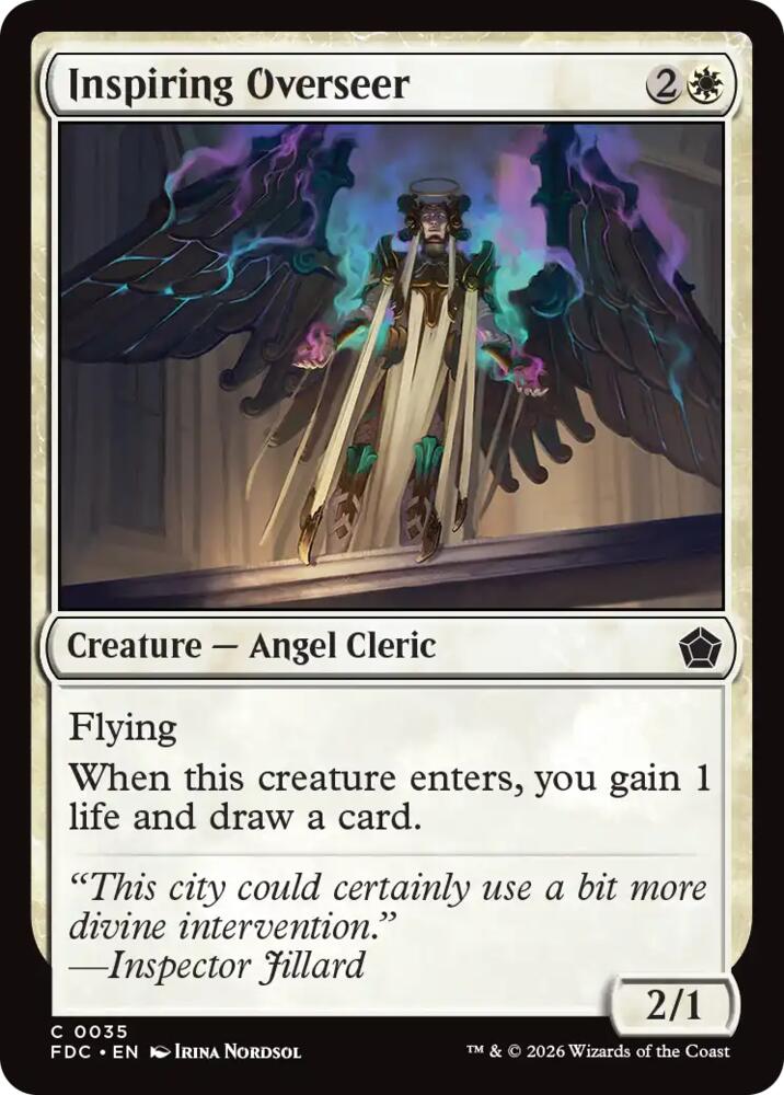 Inspiring Overseer [Commander: Foundations] 35