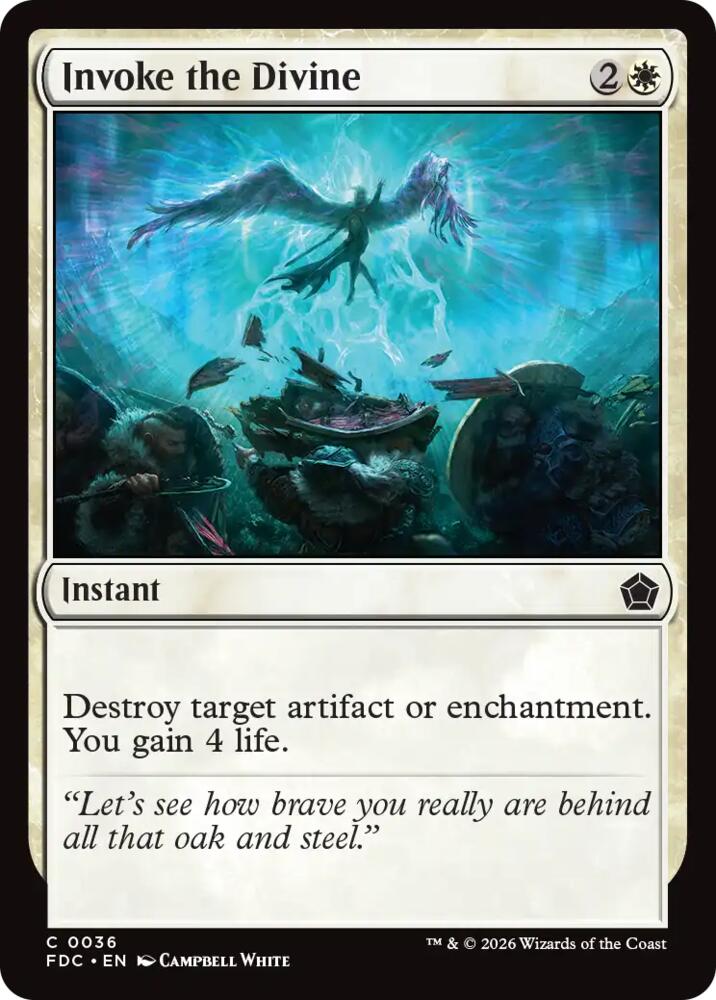 Invoke the Divine [Commander: Foundations] 36