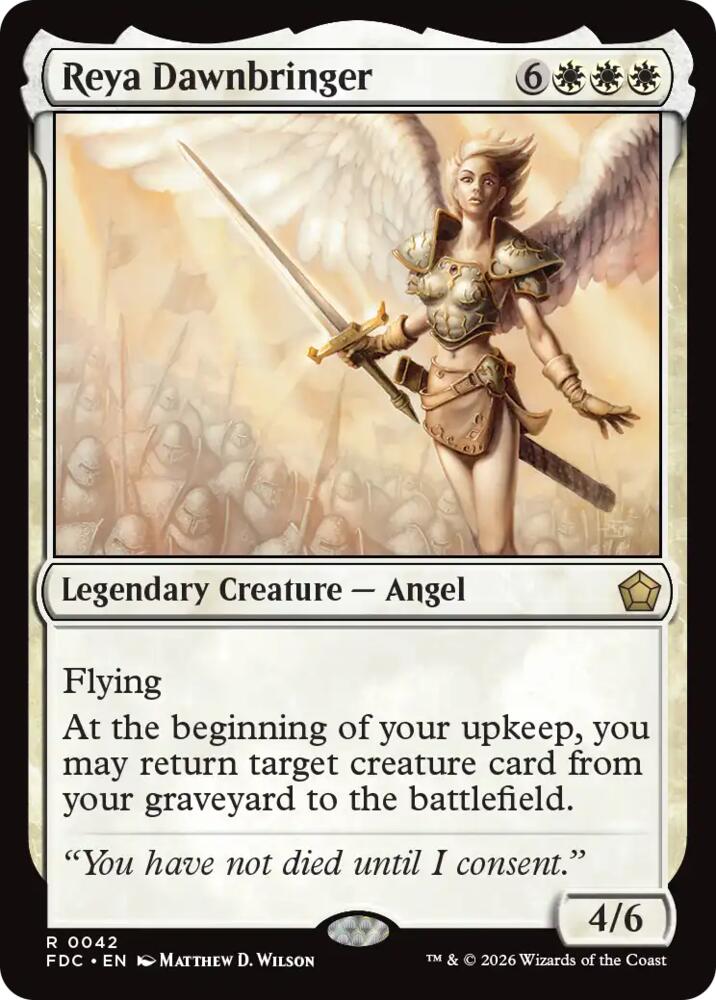 Reya Dawnbringer [Commander: Foundations] 42