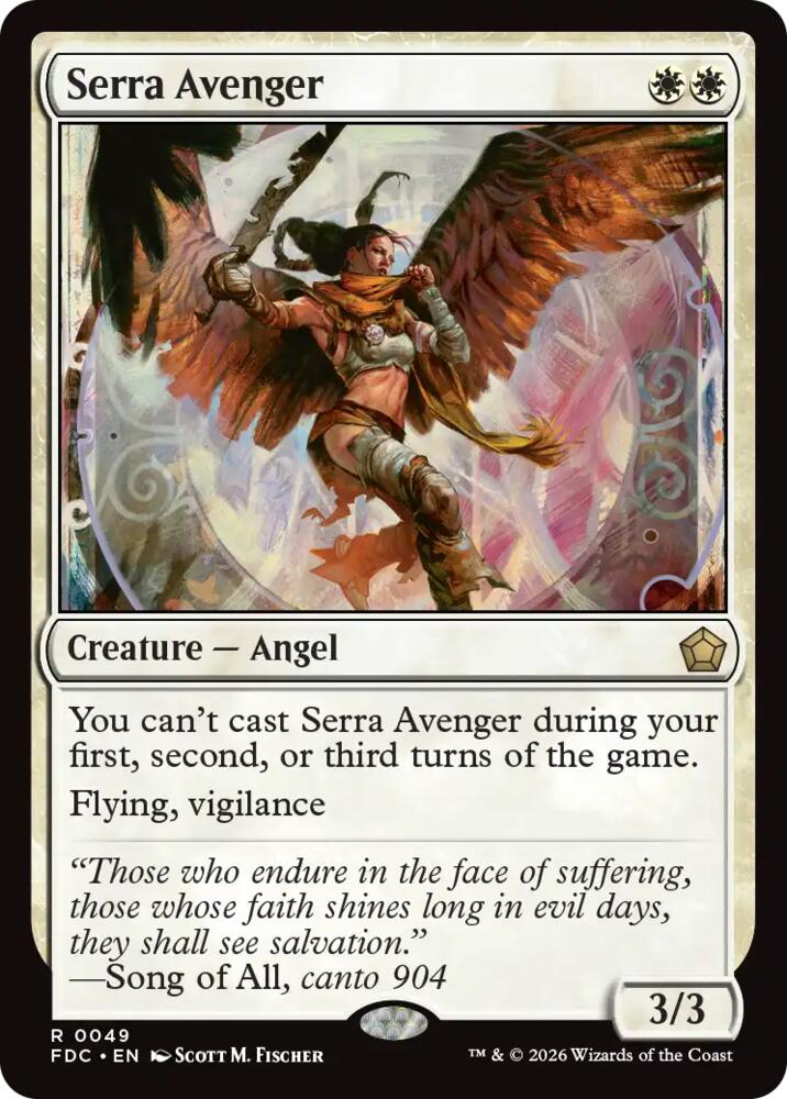 Serra Avenger [Commander: Foundations] 49