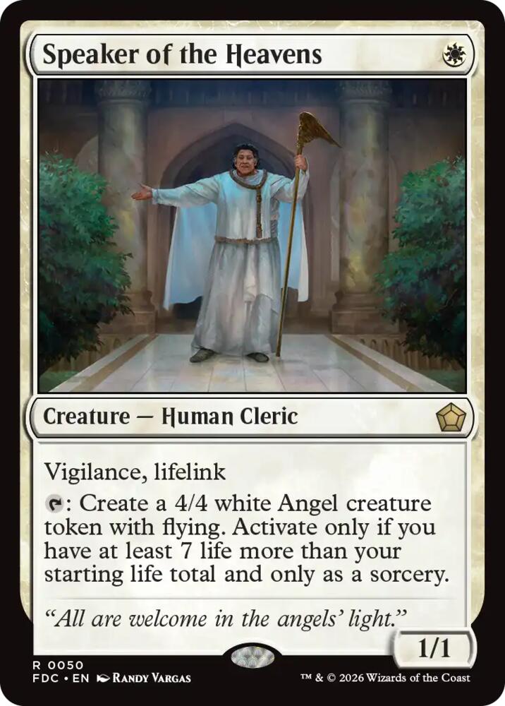 Speaker of the Heavens [Commander: Foundations] 50