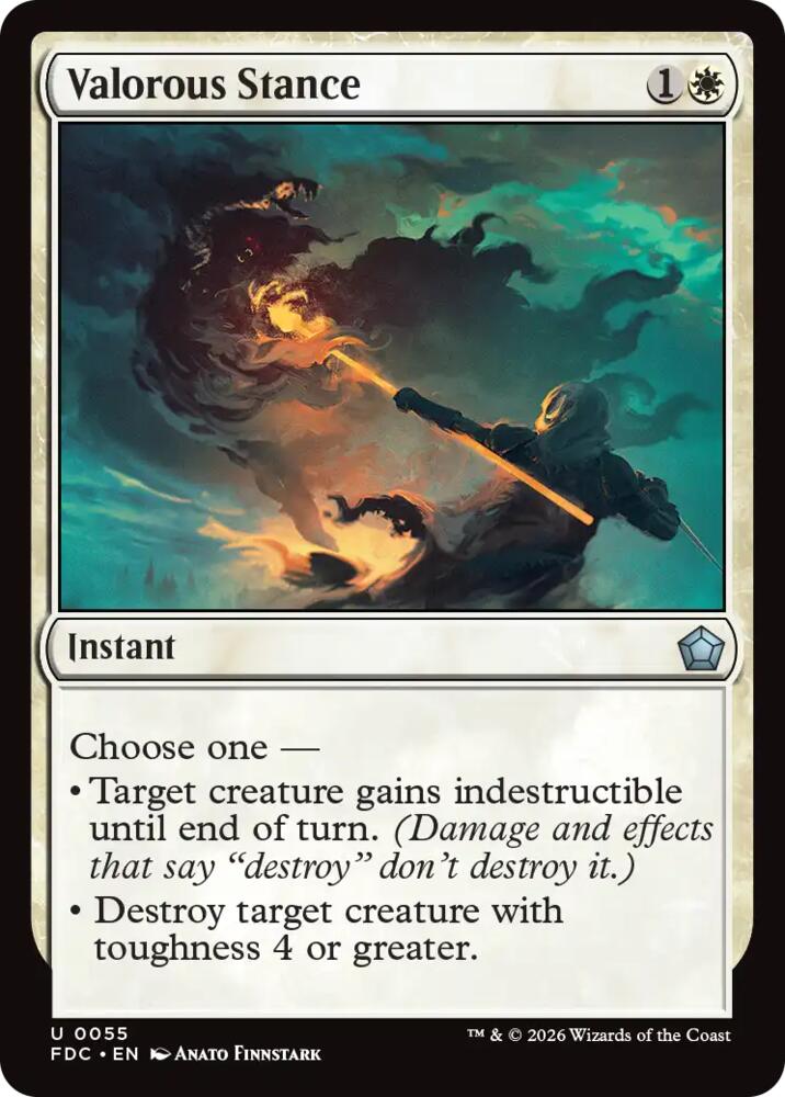 Valorous Stance [Commander: Foundations] 55