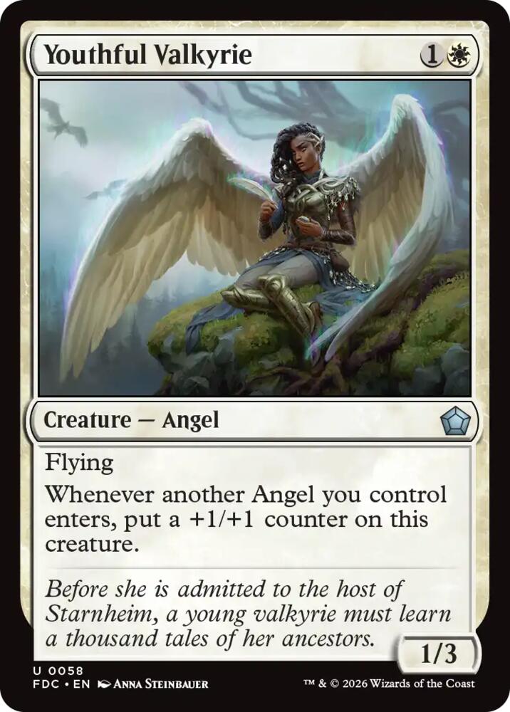 Youthful Valkyrie [Commander: Foundations] 58