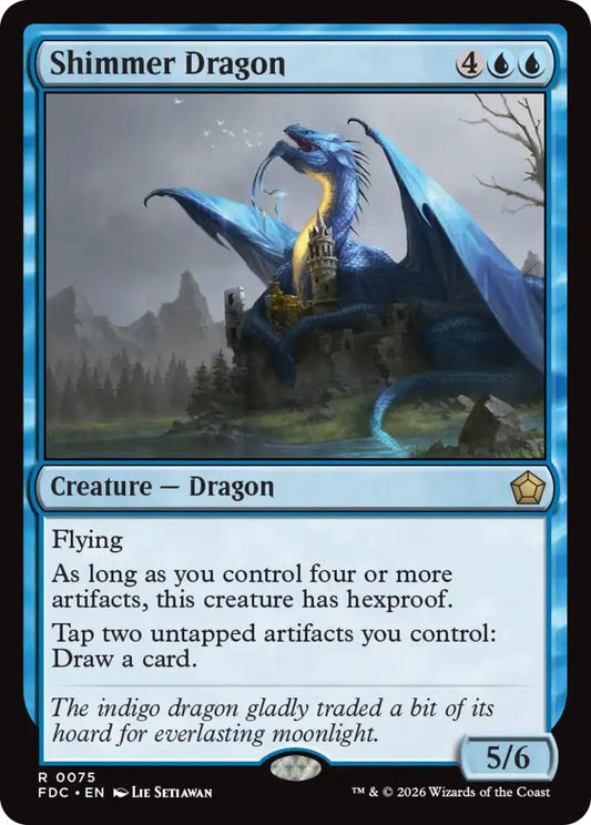 Shimmer Dragon [Commander: Foundations] 75
