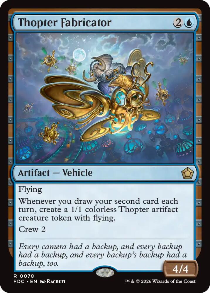 Thopter Fabricator [Commander: Foundations] 78