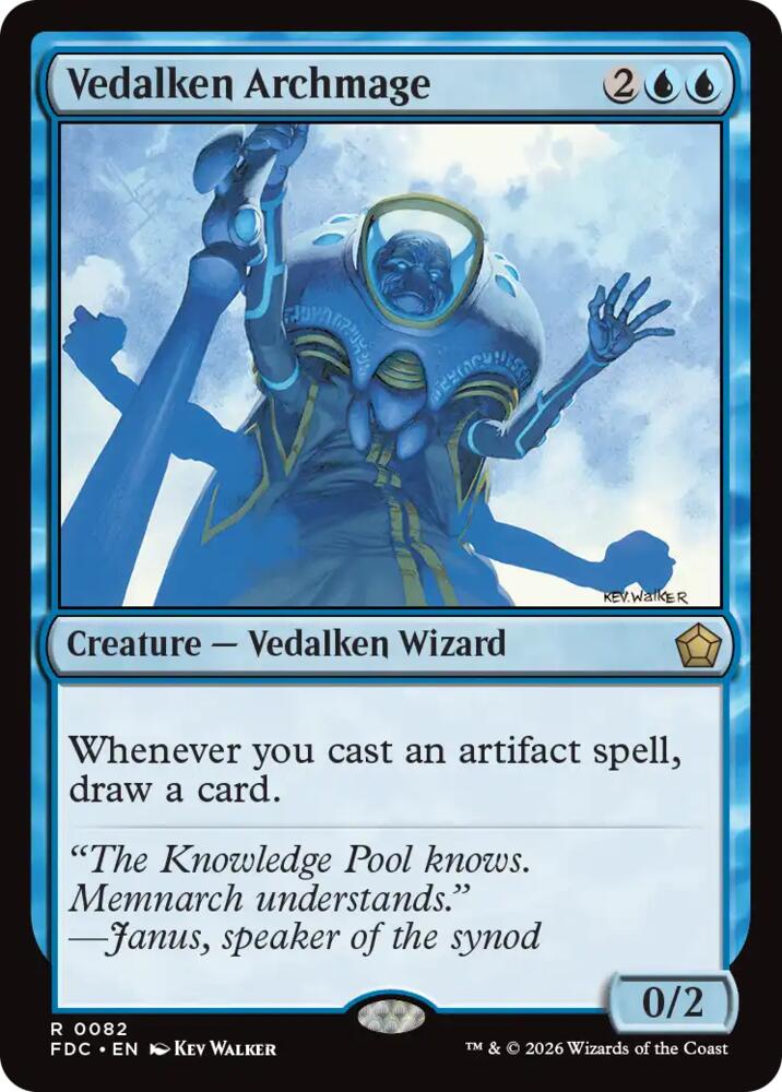 Vedalken Archmage [Commander: Foundations] 82