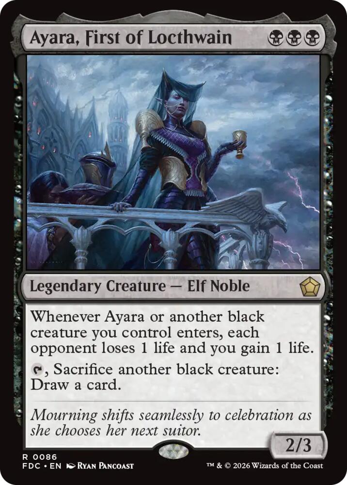 Ayara, First of Locthwain [Commander: Foundations] 86
