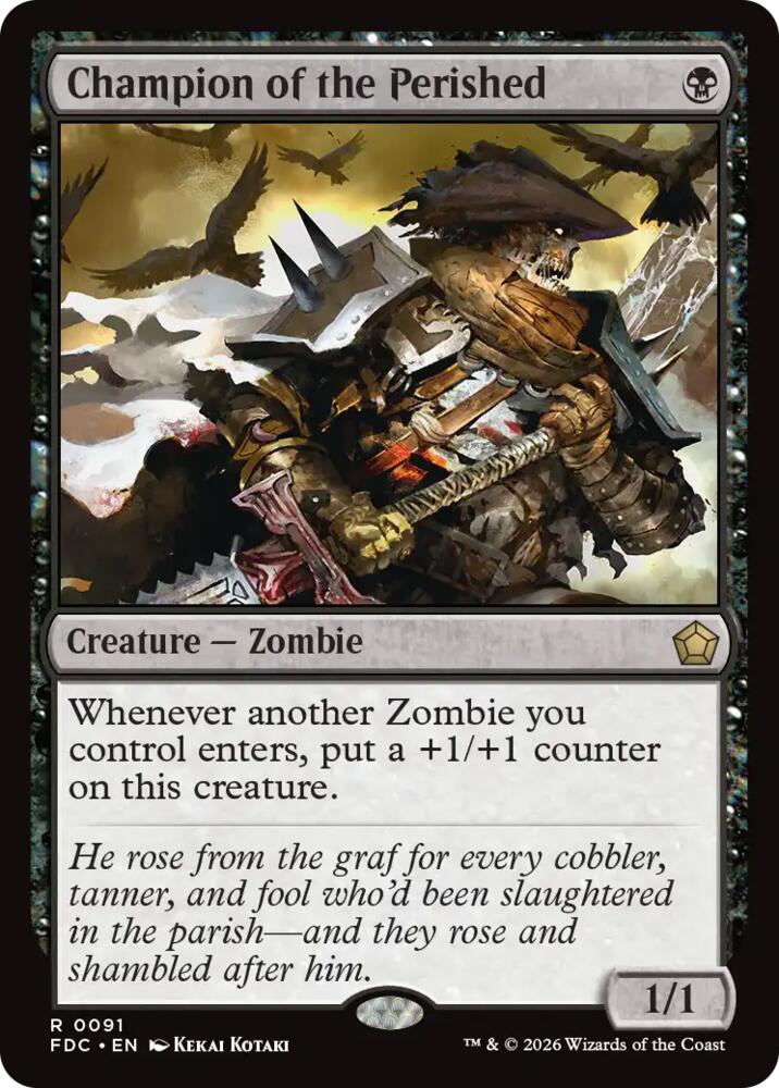 Champion of the Perished [Commander: Foundations] 91