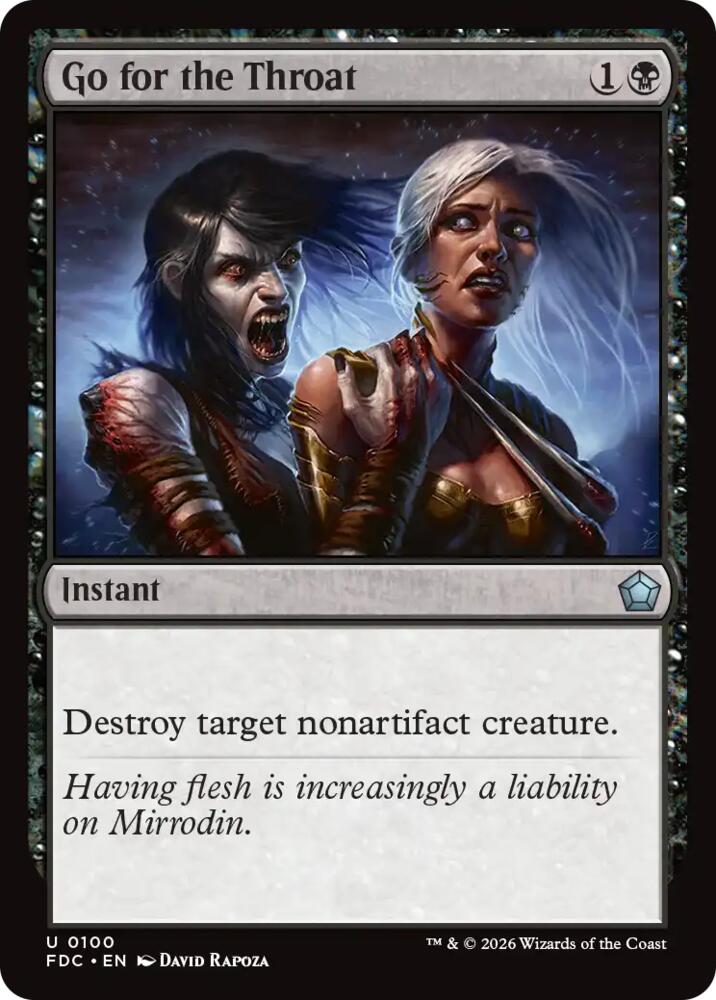Go for the Throat [Commander: Foundations] 100
