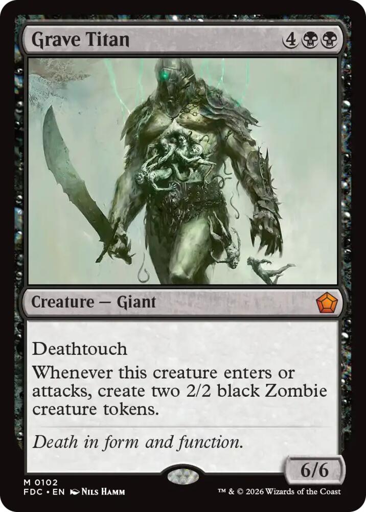 Grave Titan [Commander: Foundations] 102