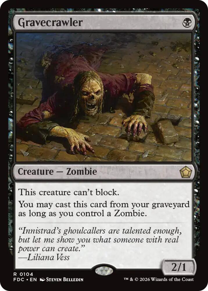 Gravecrawler [Commander: Foundations] 104